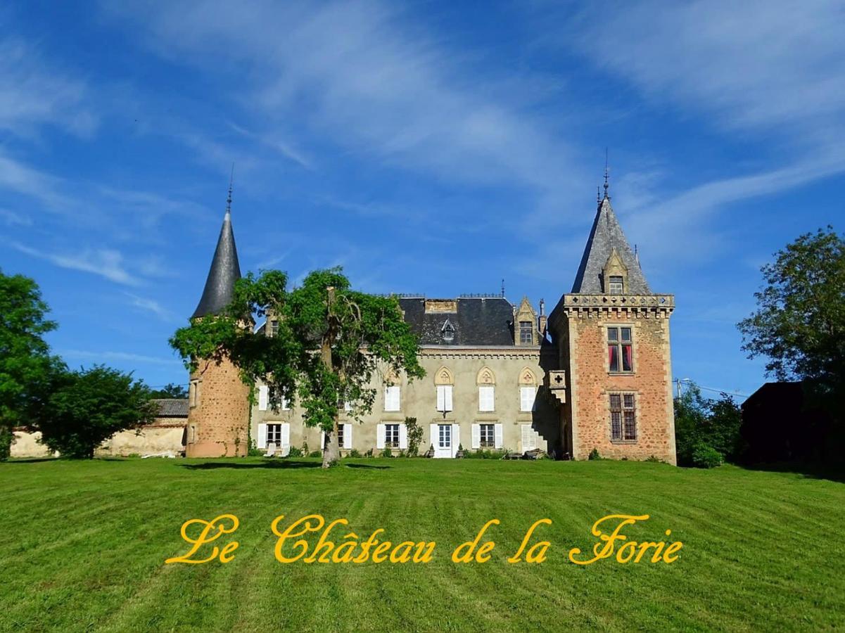 Chateau De La Forie Saint-Etienne-sur-Usson Exteriér fotografie