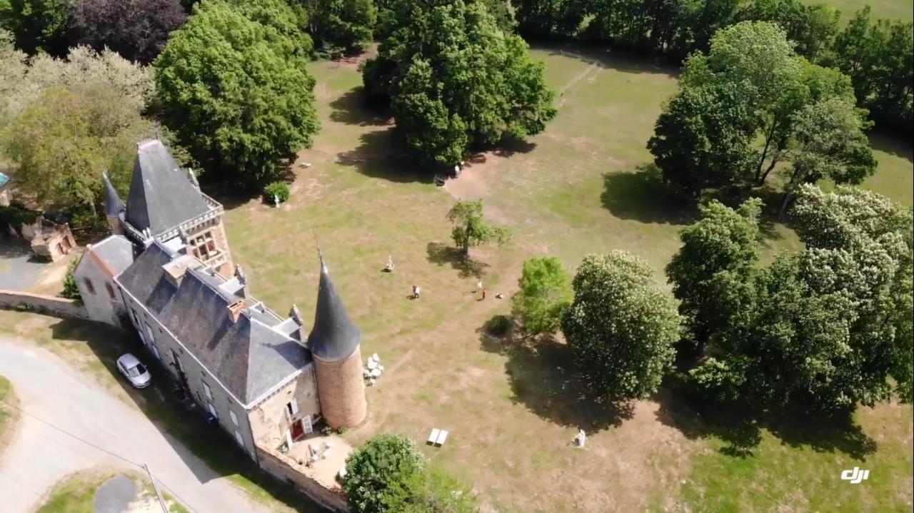 Chateau De La Forie Saint-Etienne-sur-Usson Exteriér fotografie